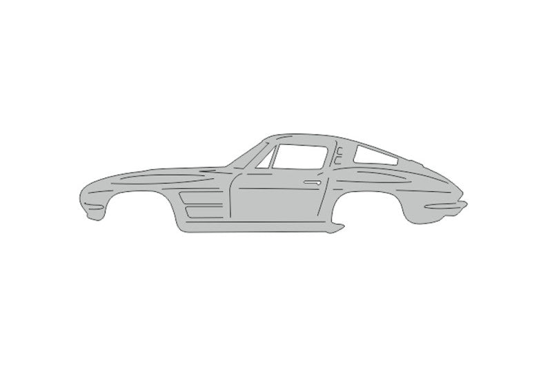 Keychain Bottle Opener for Chevrolet Corvette II 1963–1967 Keychains opdesign