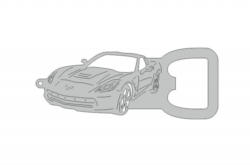 Keychain Bottle Opener for Chevrolet Corvette VII 2014-2019 Keychains opdesign