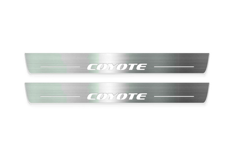 Ford Mustang VI 2015-2023 Car Door Sill With Logo Coyote