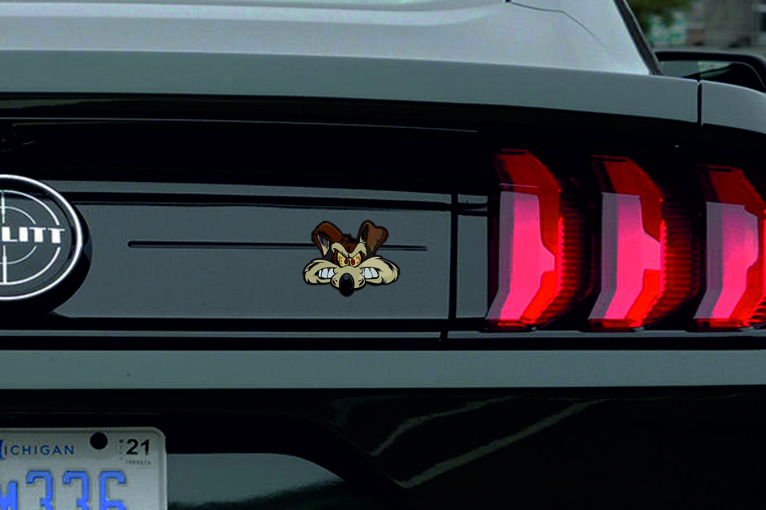 Ford Mustang Emblem & Badges set with Coyote logo (type 15)