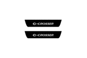 Citroen C-Crosser 2007-2012 Led Door Sill Pro With Logo C-Crosser (Premium Painting) Citroen Led Door Sills PRO opdesign