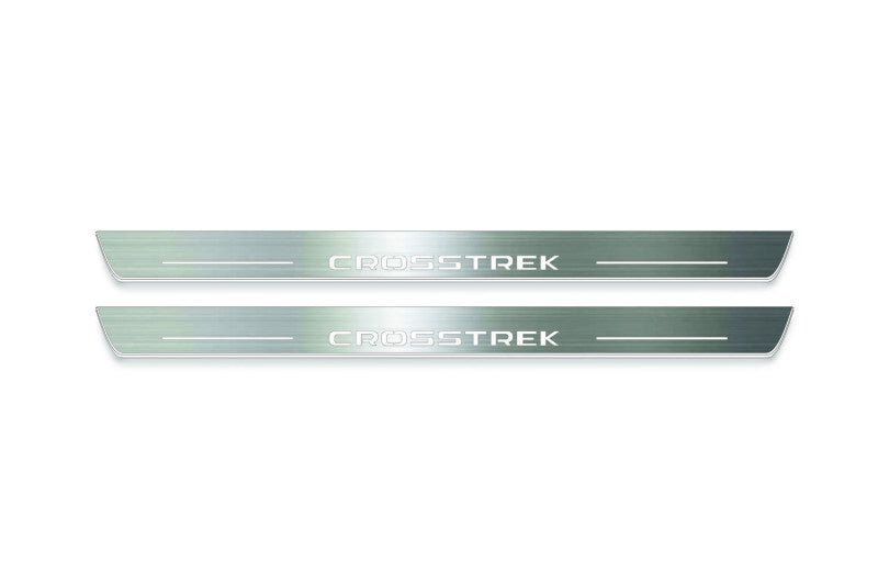 Subaru Crosstrek I 2012-2017 LED Door Sills With Logo Crosstrek