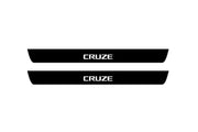 Chevrolet Cruze I 2008-2016 Led Door Sill Pro With Logo Cruze (Premium Painting) Chevrolet Led Door Sills PRO opdesign