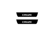Chevrolet Cruze I 2008-2016 Led Door Sill Pro With Logo Cruze (Premium Painting) Chevrolet Led Door Sills PRO opdesign