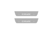 Chevrolet Cruze I 2008-2016 LED Door Sill With Cruze Logo Chevrolet Led Door Sills opdesign