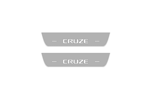 Chevrolet Cruze I 2008-2016 LED Door Sill With Cruze Logo