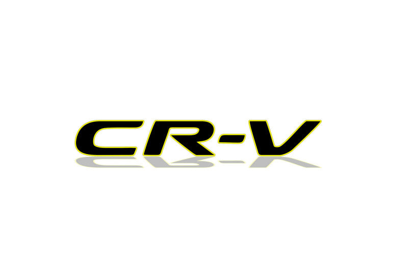 Honda CR-V V 2017-2023 tailgate trunk rear 3D emblem with CR-V logo (type MIXT) Honda emblems decoinfabric
