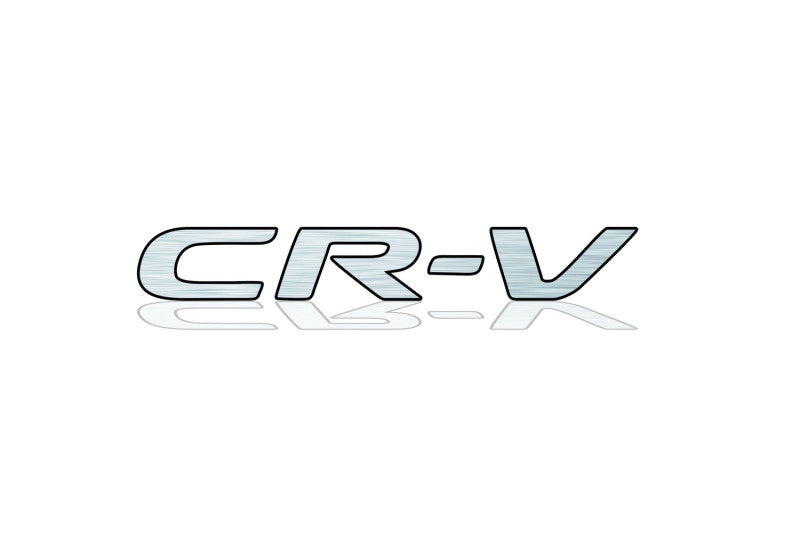 Honda CR-V V 2017-2023 tailgate trunk rear 3D emblem with CR-V logo (type MIXT) Honda emblems decoinfabric