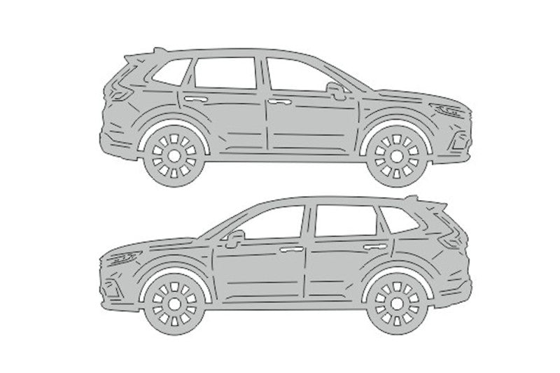 Honda CR-V VI (2023+) Floor Mat Emblem Set – Stainless Steel Badges Car Mats Badges Decoin