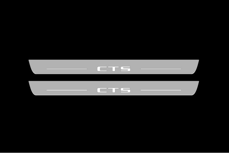 Cadillac CTS II 2007-2014 LED Door Sills With Logo CTS