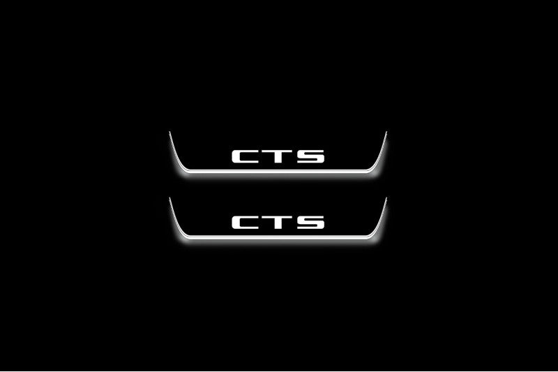Cadillac CTS II 2007-2014 LED Door Sills With Logo CTS