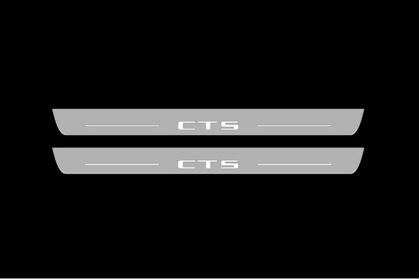 Cadillac CTS II 2007-2014 LED Door Sills With Logo CTS