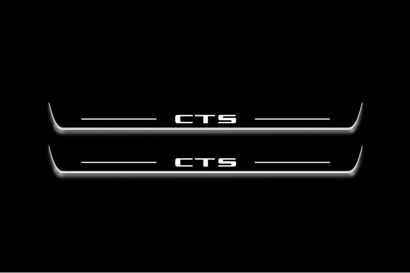 Cadillac CTS II 2007-2014 LED Door Sills With Logo CTS