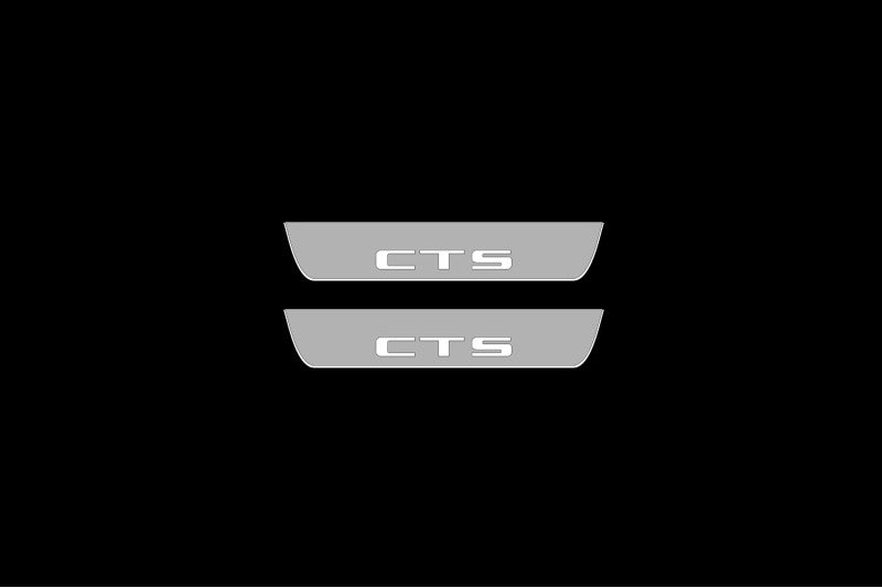 Cadillac CTS II 2007-2014 LED Door Sills With Logo CTS