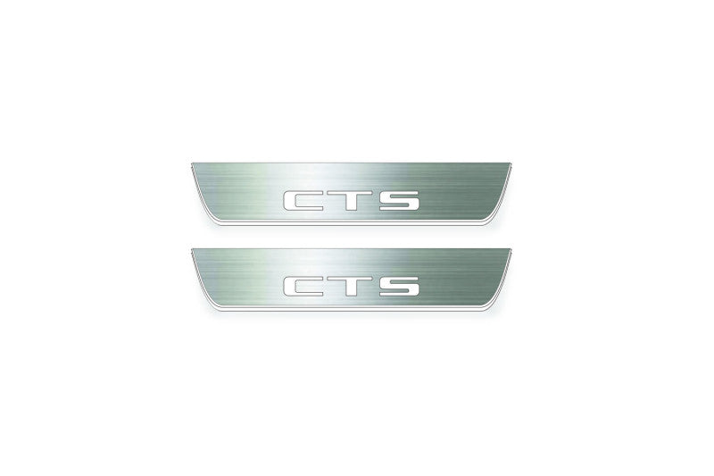 Cadillac CTS II 2007-2014 LED Door Sills With Logo CTS