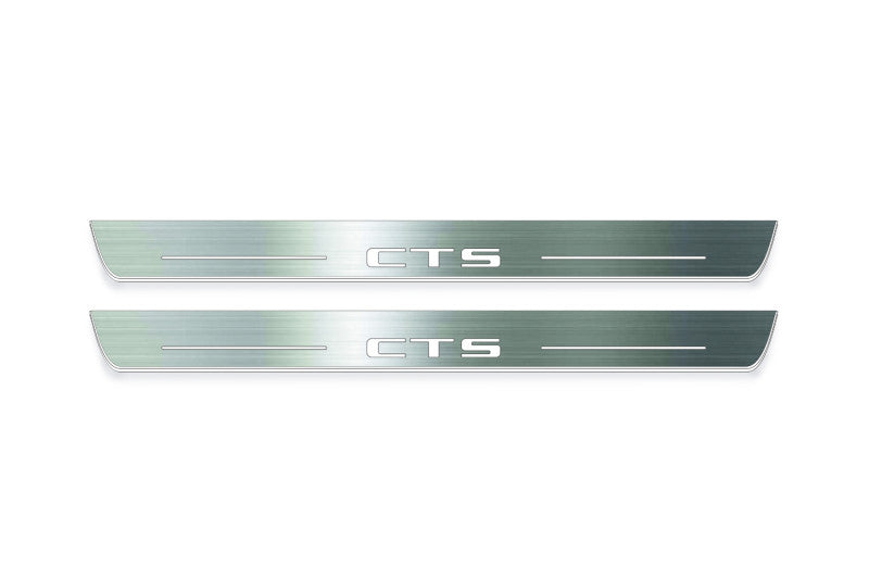 Cadillac CTS II 2007-2014 LED Door Sills With Logo CTS