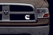 Dodge Illuminated LED Radiator Grille Emblems and Badges with Cummins (type 2) logo Dodge Led emblems decoinfabric