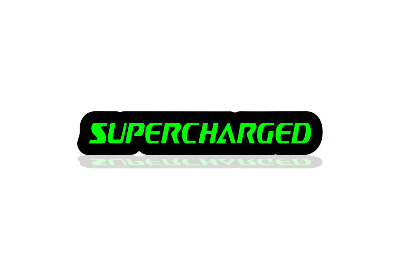 Jeep Illuminated LED Radiator Grille Emblems and Badges with Supercharged logo Jeep Led Emblems decoinfabric