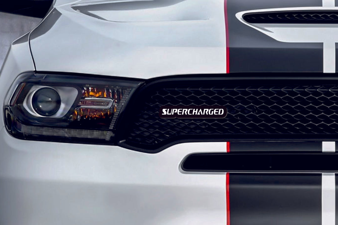 Jeep Illuminated LED Radiator Grille Emblems and Badges with Supercharged logo Jeep Led Emblems decoinfabric