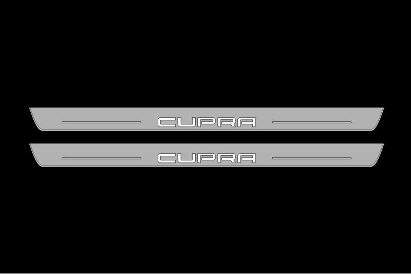 Seat Leon III 2013-2020 Auto Door Sill Plates With Logo Cupra Seat Led Door Sills opdesign