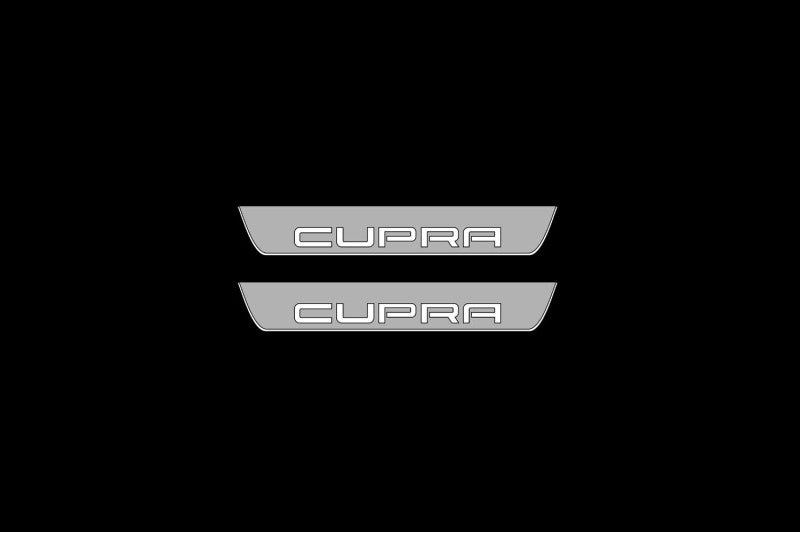 Seat Leon III 2013-2020 Auto Door Sill Plates With Logo Cupra Seat Led Door Sills opdesign