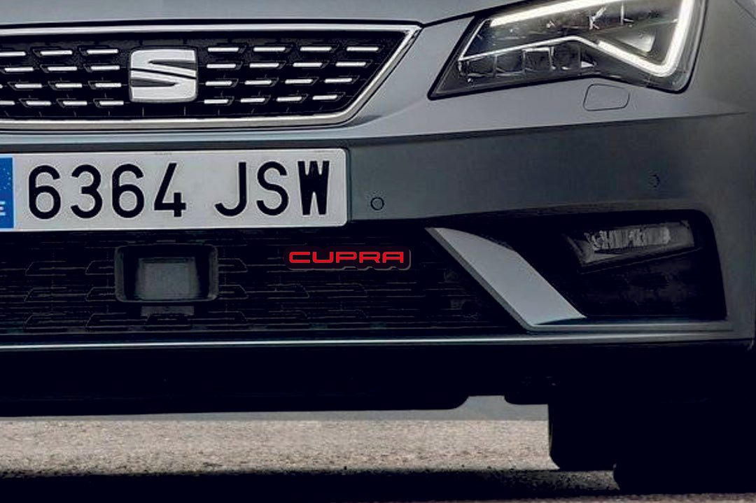 Seat Illuminated LED Radiator Grille Emblems and Badges with Cupra logo Seat Led Emblems decoinfabric