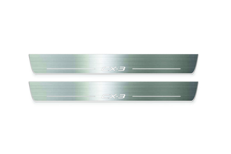 Mazda CX-3 2015+ Door Sill Lights With Logo CX-3