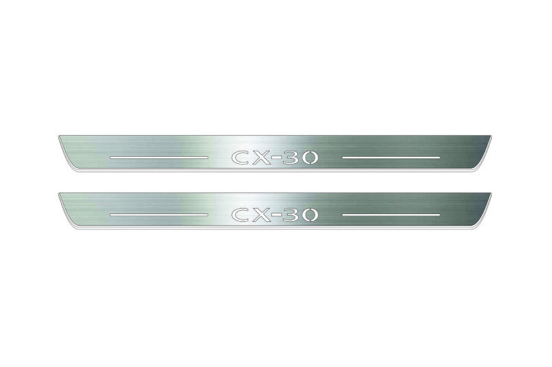 Mazda CX-30 2019+ Door Sill Lights With Logo CX-30