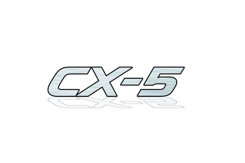Mazda CX-5 I 2012-2017 tailgate trunk rear 3D emblem with CX-5 logo (type MIXT) Mazda emblems decoinfabric