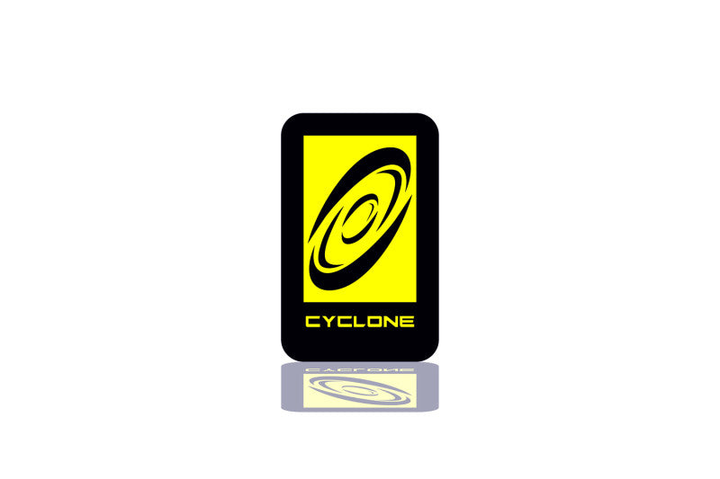 Ford Illuminated LED Radiator Grille Emblems and Badges with Cyclone (type 1) logo Ford Led Emblems decoinfabric