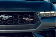 Ford Illuminated LED Radiator Grille Emblems and Badges with Mustang Dark Horse (type 2) logo Ford Led Emblems decoinfabric