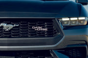 Ford Mustang Radiator grille emblem with Mustang Dark Horse logo (Type 2) Ford emblems decoinfabric
