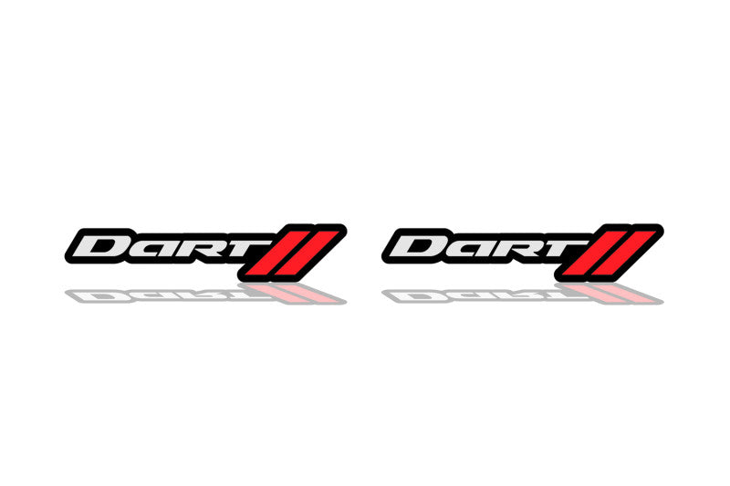 Dodge Emblem & Badges set with Dart + Dodge logo Dodge emblems decoinfabric