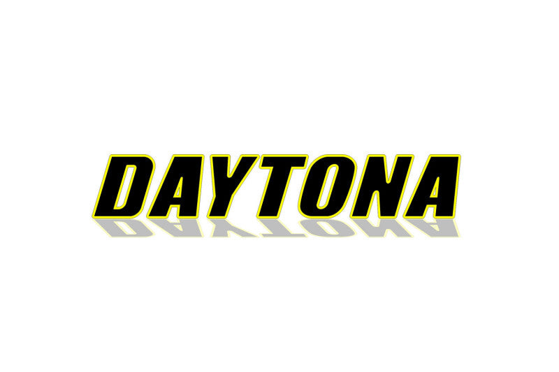 Dodge tailgate trunk rear 3D emblem with Daytona logo (type MIXT) Dodge emblems decoinfabric