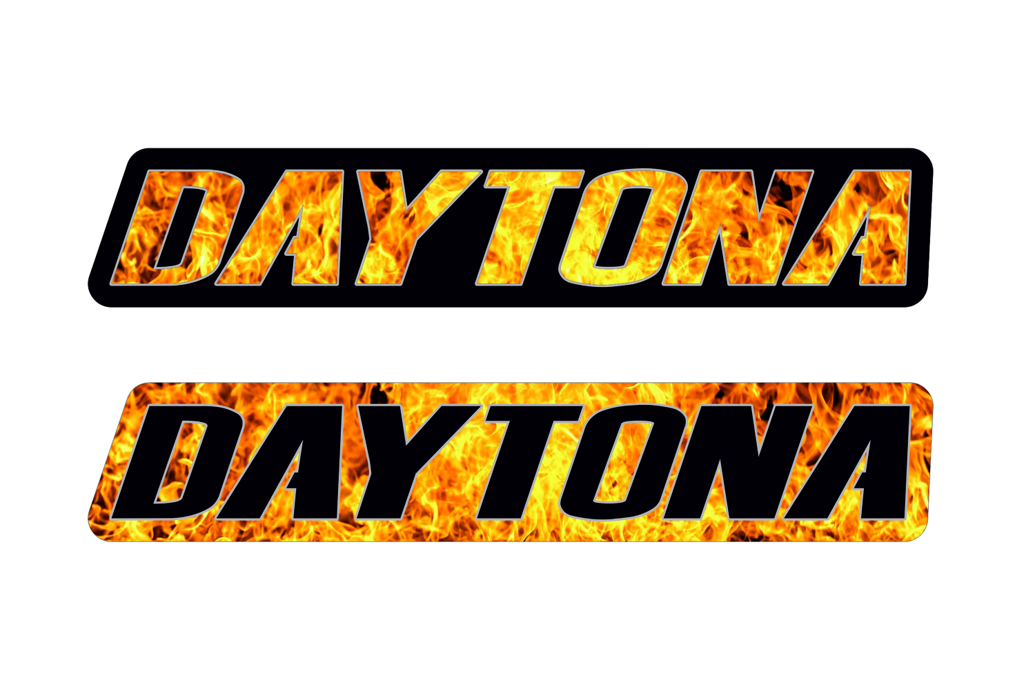 Dodge Radiator grille emblem with Daytona Fire logo