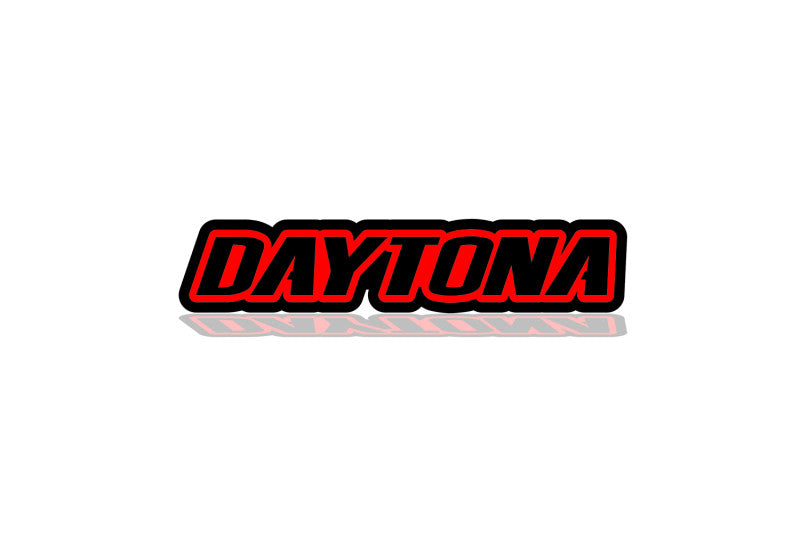 Dodge Emblem & Badges set with Daytona logo (Type 3) Dodge emblems decoinfabric RED BLACK