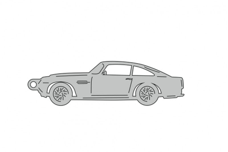 Car Keychain for Aston Martin DB4 1958-1963 (type STEEL) Keychains opdesign