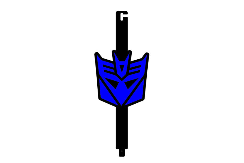 Car Show Stainless Steel Hood Prop with Decepticon Logo