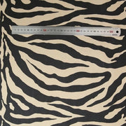 Adhesive span suede animal pattern fabric large beige zebra Adhesive Span Suede Animal Pattern Fabric Decoin Fabric