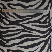 Adhesive span suede animal pattern fabric large grey zebra Adhesive Span Suede Animal Pattern Fabric Decoin Fabric
