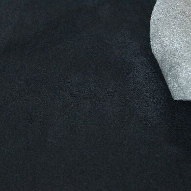 Adhesive sponge span fabric 3mm black Adhesive sponge span fabric Decoin Fabric