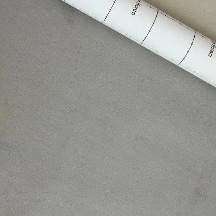 Adhesive suede span high pile texture fabric grey high pile texture Decoin Fabric