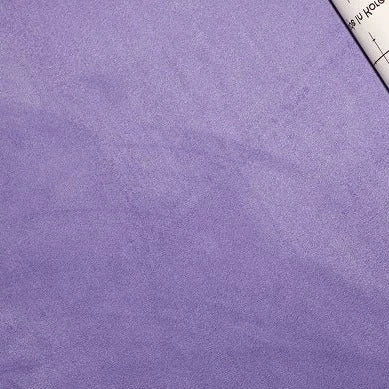 Adhesive suede span high pile texture fabric purple