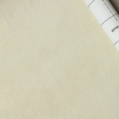 Adhesive suede span high pile texture fabric white high pile texture Decoin Fabric