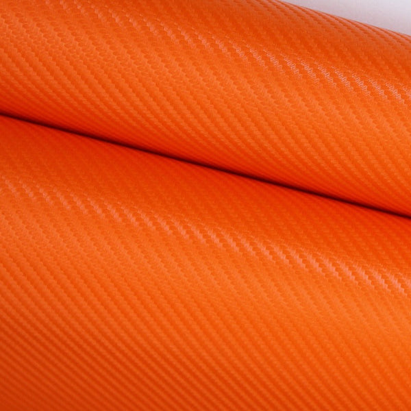 Adhesive carbon line texture fabric orange - decoinfabric
