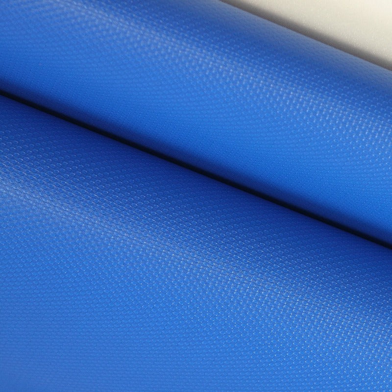 Adhesive carbon mesh texture fabric blue - decoinfabric