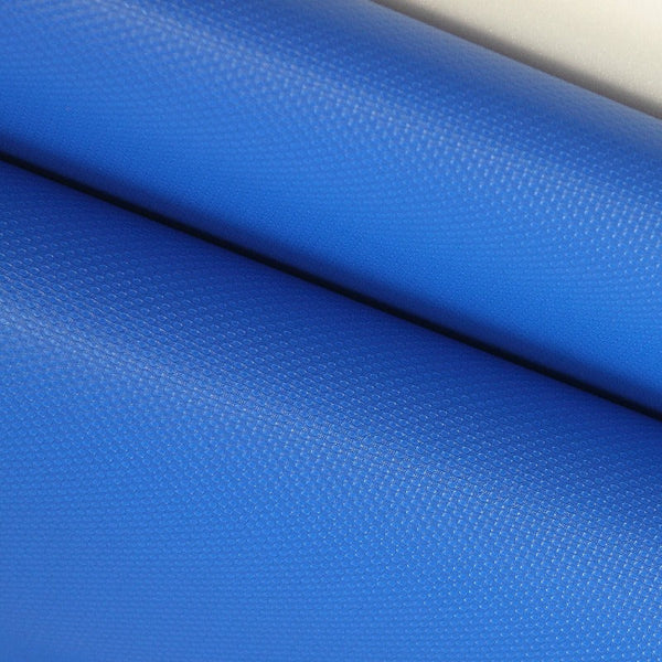 Adhesive carbon mesh texture fabric blue - decoinfabric
