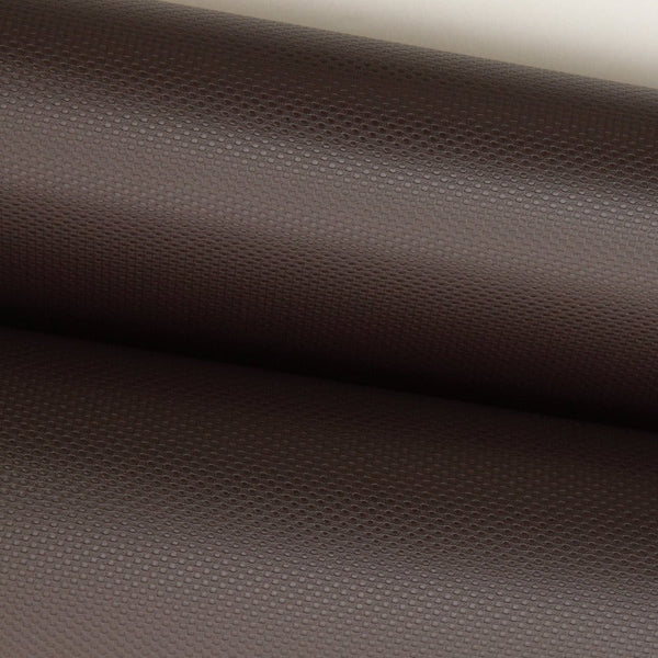 Adhesive carbon mesh texture fabric brown - decoinfabric