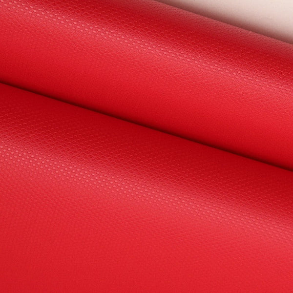 Adhesive carbon mesh texture fabric red