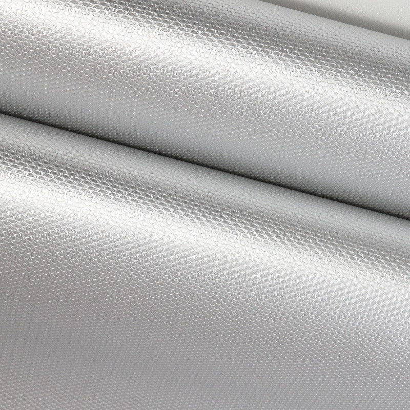 Adhesive carbon mesh texture fabric silver mesh texture Decoin Fabric